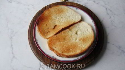 Рецепт тостов с яйцом к празднику