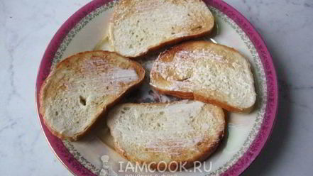 Рецепт тостов с яйцом к празднику