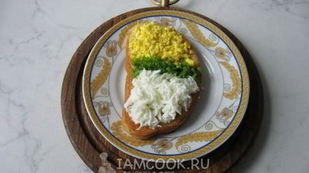 Рецепт тостов с яйцом к празднику