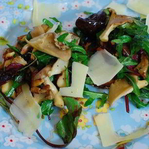 Рецепт Жареных грибов на тостах