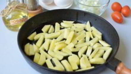 Рецепт деревенской яичницы