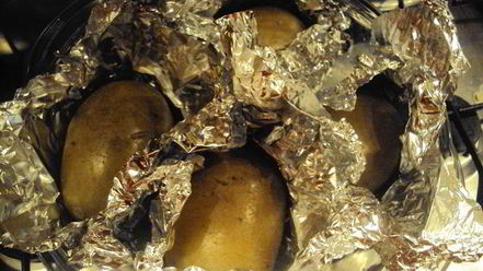 Рецепт фаршированного картофеля с глазуньей