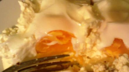 Рецепт глазуньи с творогом