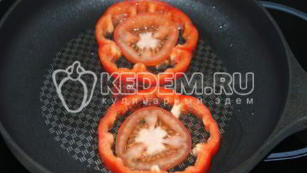 Рецепт глазуньи в перце