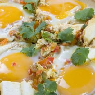 Рецепт Шакшуки с брынзой