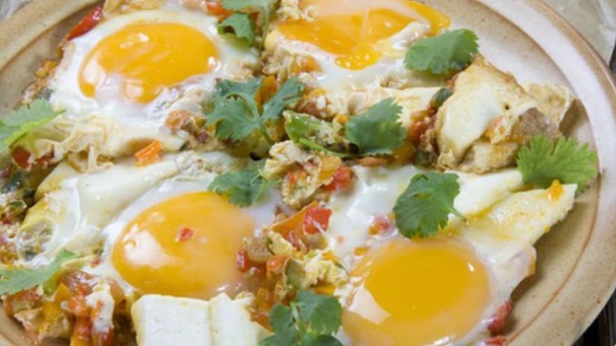 Рецепт шакшуки с брынзой