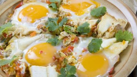 Рецепт шакшуки с брынзой