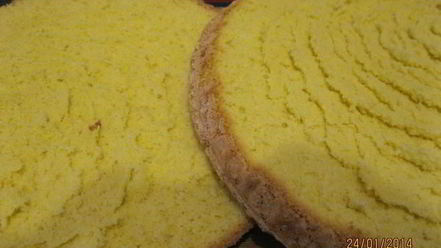 Рецепт торта яичница с персиками