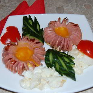 Рецепт Яичницы для любимой