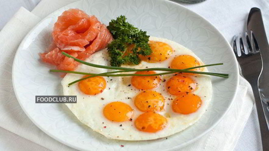 Рецепт яичницы-глазуньи из перепелиных яиц