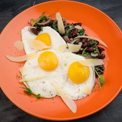 Рецепт Яичницы с фасолью