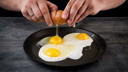 Рецепт яичницы с фасолью