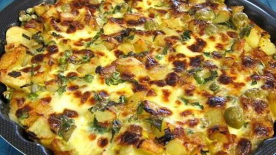 Рецепт яичницы с горошком