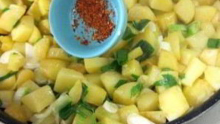 Рецепт яичницы с горошком