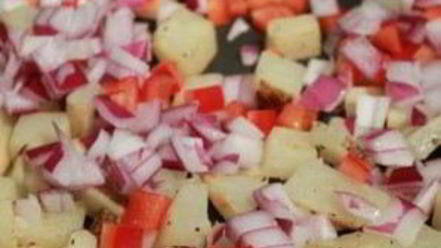 Рецепт яичницы с грибами на завтрак