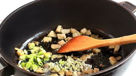 Рецепт яичницы с грибами