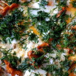 Рецепт Яичницы с лисичками