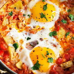 Рецепт Яичницы с сыром