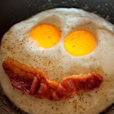 Рецепт Яичницы с ветчиной