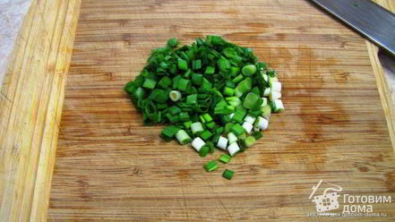 Рецепт яичницы с зеленым луком