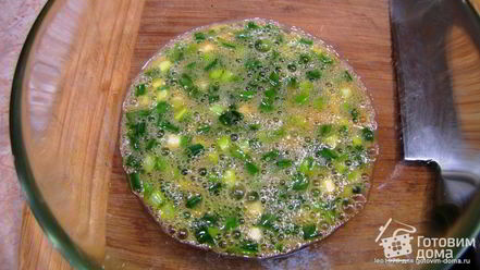 Рецепт яичницы с зеленым луком