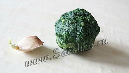 Рецепт яичницы со шпинатом