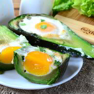 Рецепт Яичницы в авокадо