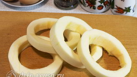 Рецепт яичницы в кабачке