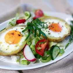 Рецепт Яичницы в картофеле