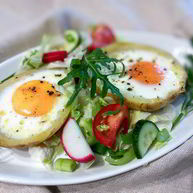 Рецепт Яичницы в картофеле