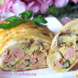 Рецепт Яичницы в слоеном тесте к завтраку