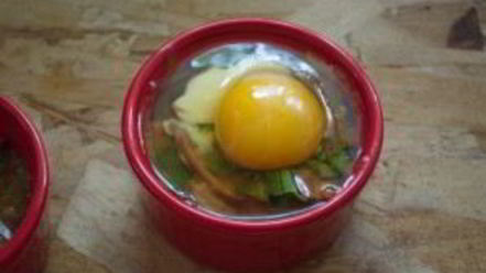 Рецепт завтрака из сосисок и яиц