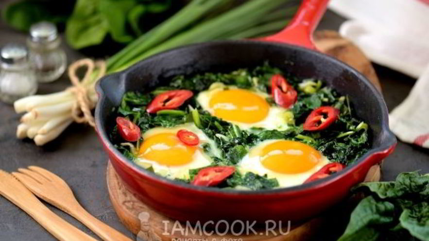 Рецепт зеленой шакшуки