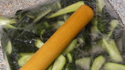 Рецепт закуски битые огурцы