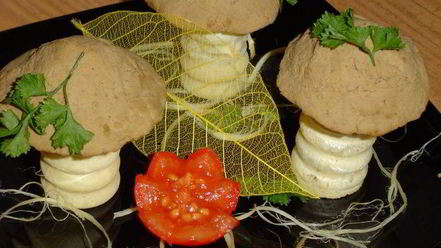 Рецепт закуски грибной полянка