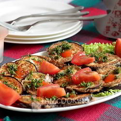 Рецепт Закуски из баклажанов со сладким чили