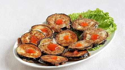 Рецепт закуски из баклажанов со сладким чили