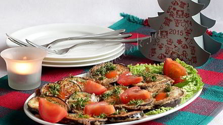 Рецепт закуски из баклажанов со сладким чили