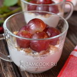 Рецепт Закуски из козьего сыра с виноградом