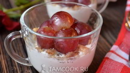 Рецепт Закуски из козьего сыра с виноградом