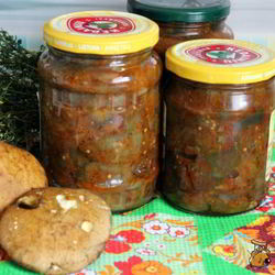 Рецепт Закуски из лесных грибов с баклажанами