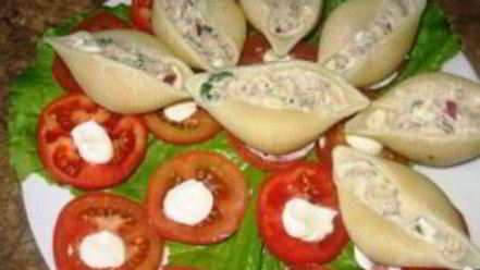 Рецепт закуски морской ракушка