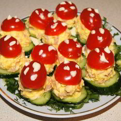 Рецепт Закуски Мухоморчики