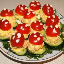 Рецепт Закуски Мухоморчики