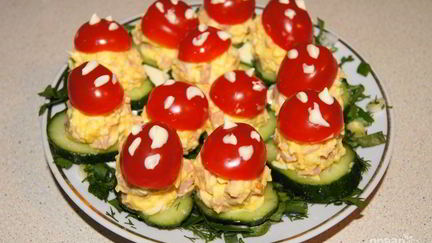 Рецепт Закуски Мухоморчики