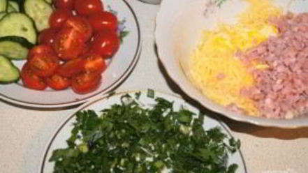 Рецепт закуски мухоморчики