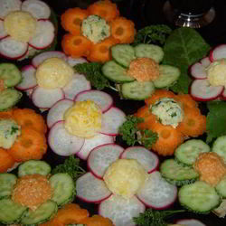 Рецепт Закуски Полевые цветы