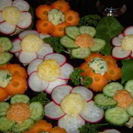 Рецепт Закуски Полевые цветы