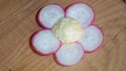 Рецепт закуски полевые цветы