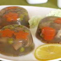 Рецепт Грибного заливного постного